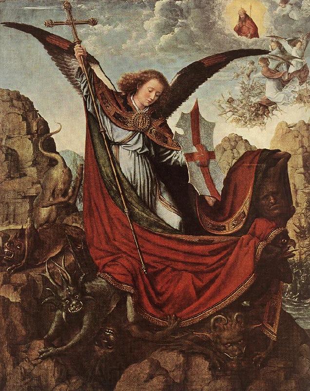 DAVID, Gerard Altarpiece of St Michael dfg Norge oil painting art